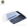 Einweg -Plastikmikrowellen -Bento Food -Aufbewahrungsbox mit Plastikmikrowellen